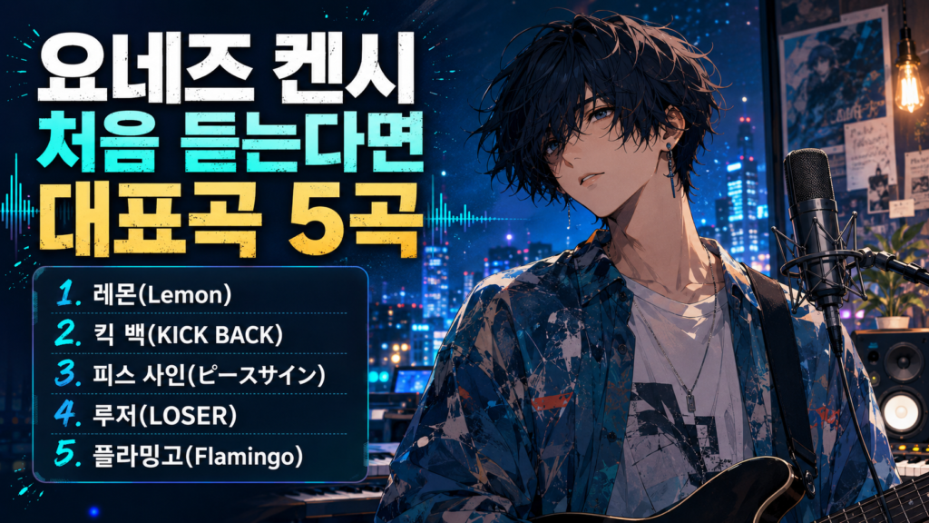 요네즈 켄시 처음 듣는다면 대표곡 5곡