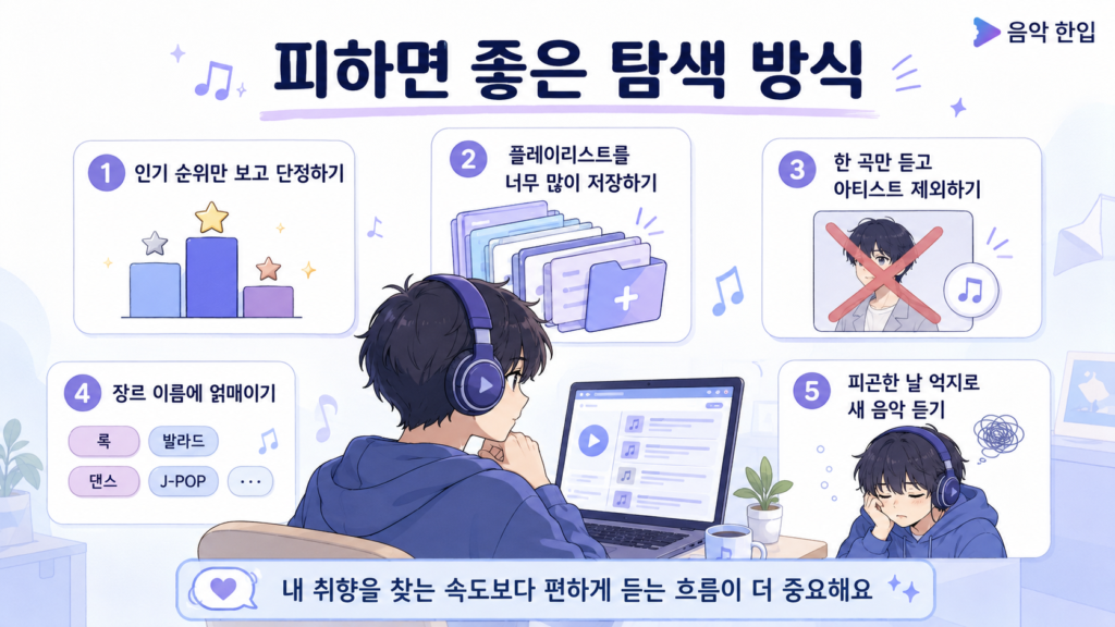 피하면 좋은 탐색 방식