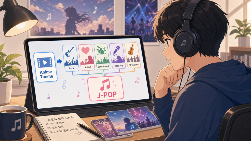 애니메이션 주제가가 J-POP 입문에 좋은 이유