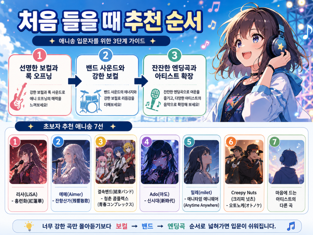 처음 들을 때 추천 순서