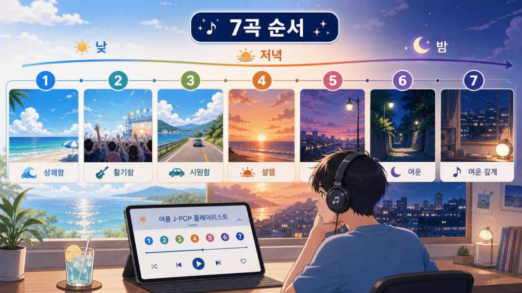 7곡을 듣기 좋은 순서